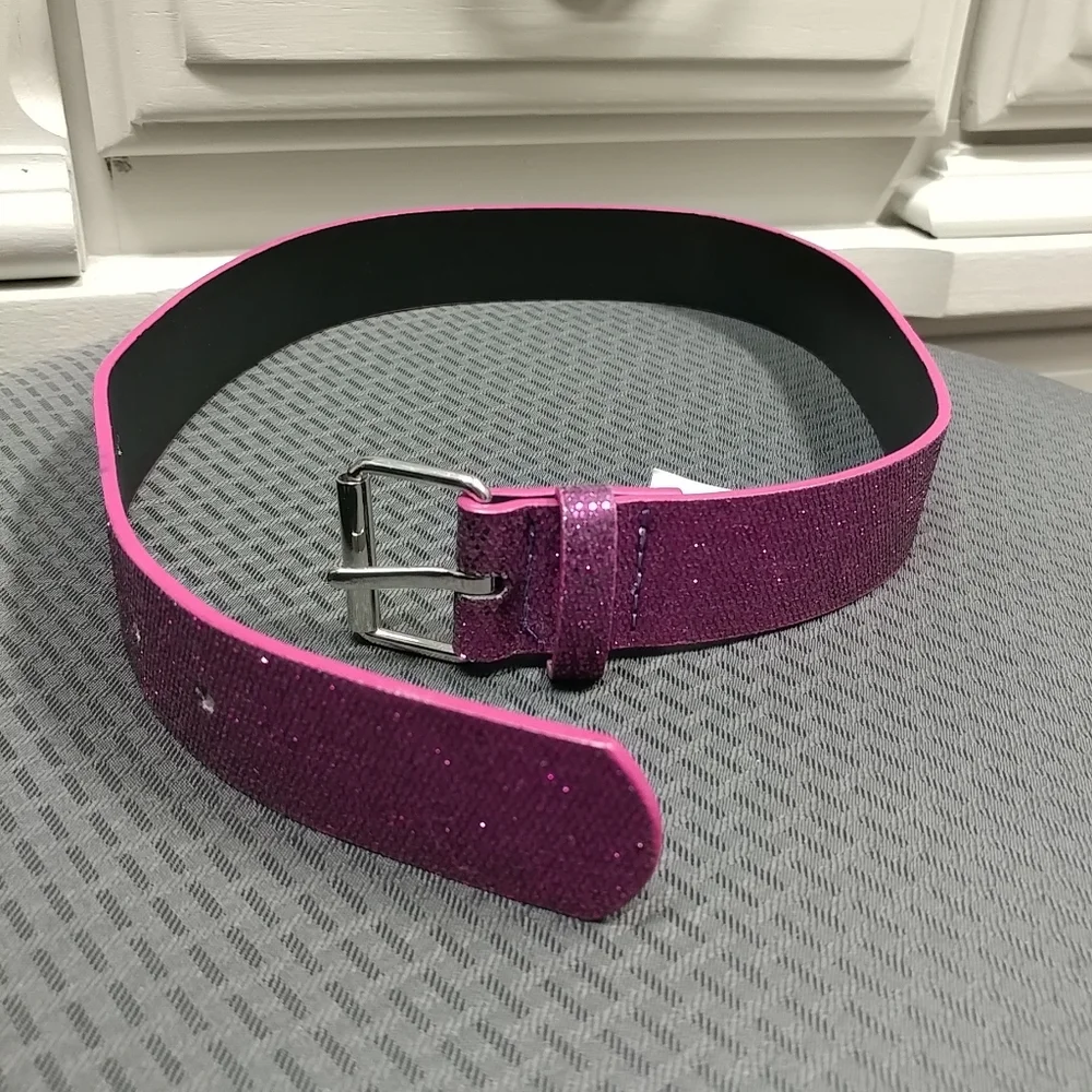 Children's Place Little Girls Belt 4-7 Pink Sparkle